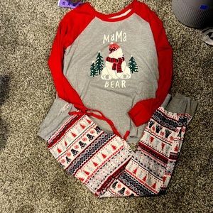 Christmas Mama Bear pajama